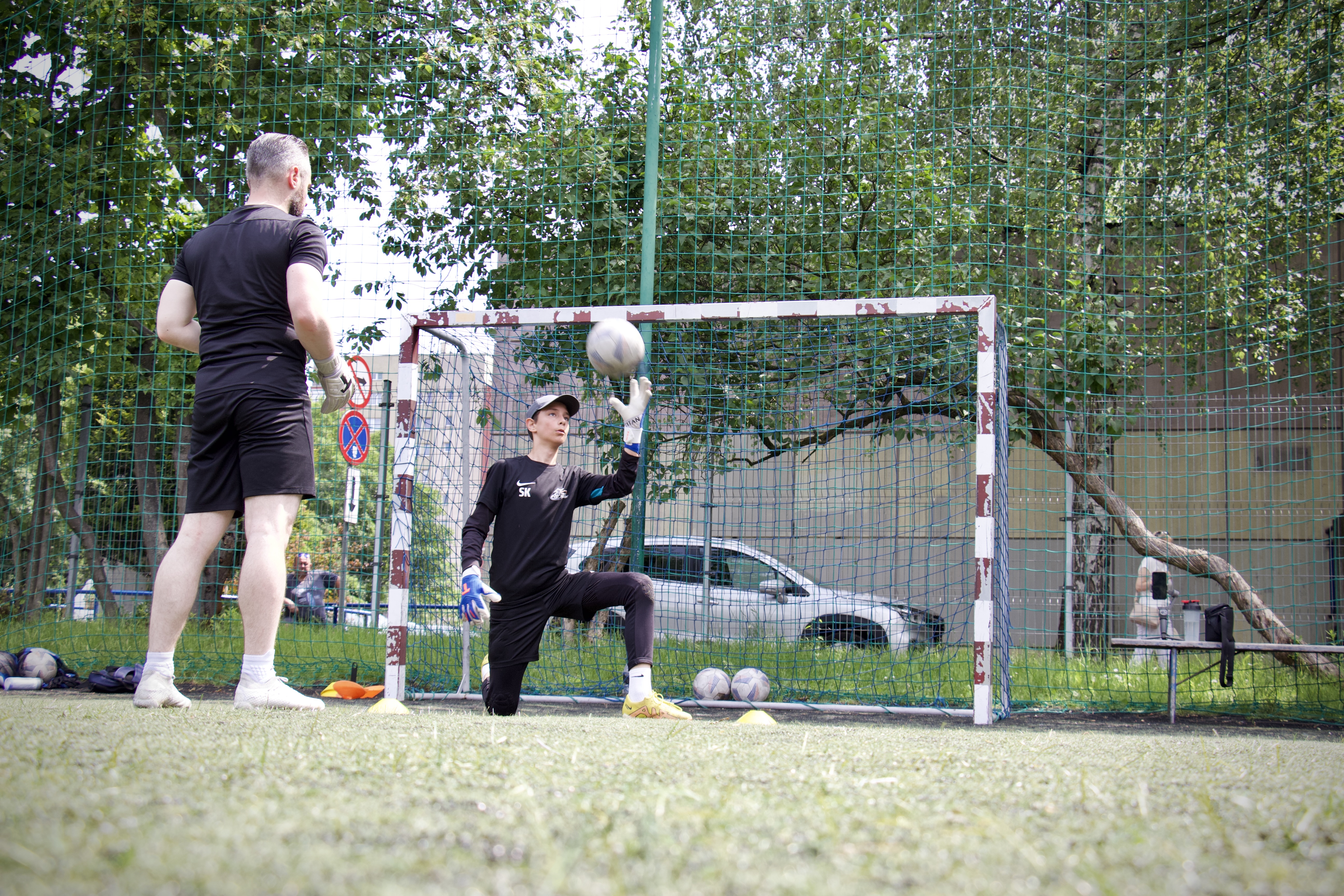 indywidualny trening bramkarski