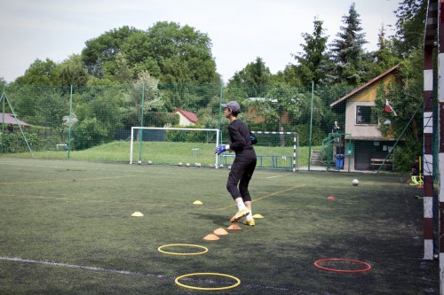 treningi bramkarskie w strefie piłkarza